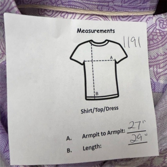 Tasso Elba Men's XL Purple Paisley Linen Blend Short Sleeve Shirt - Picture 9 of 9